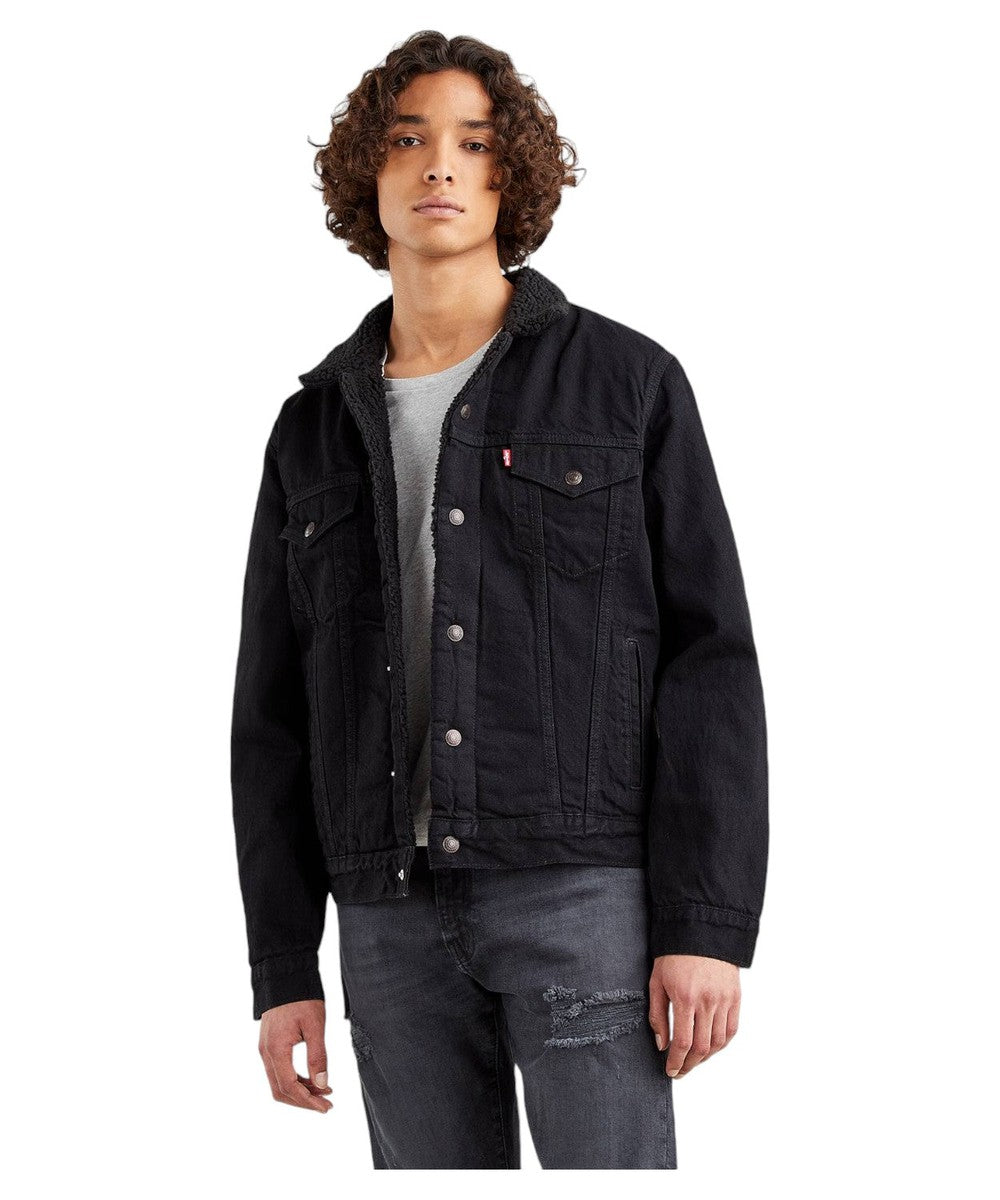Levi's® Sherpa Trucker Jacket – Classic Denim with Faux Fur Lining