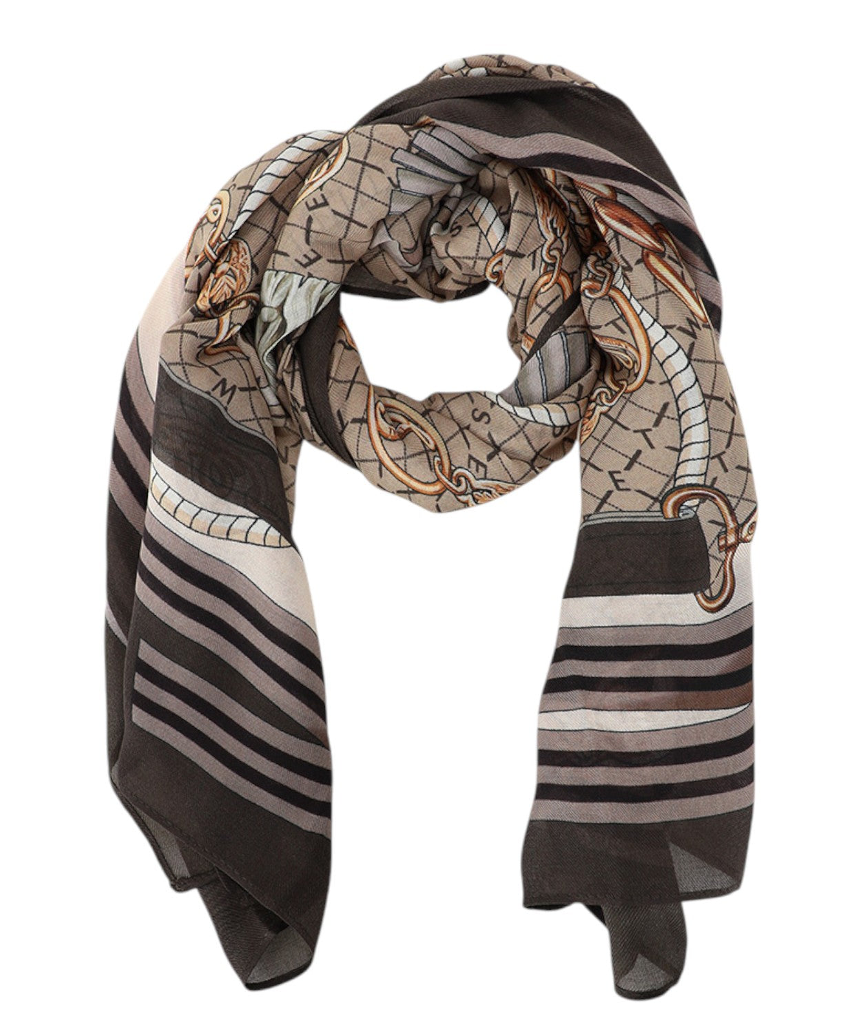 Sciarpa in Modal con Logo Twinset per Donna