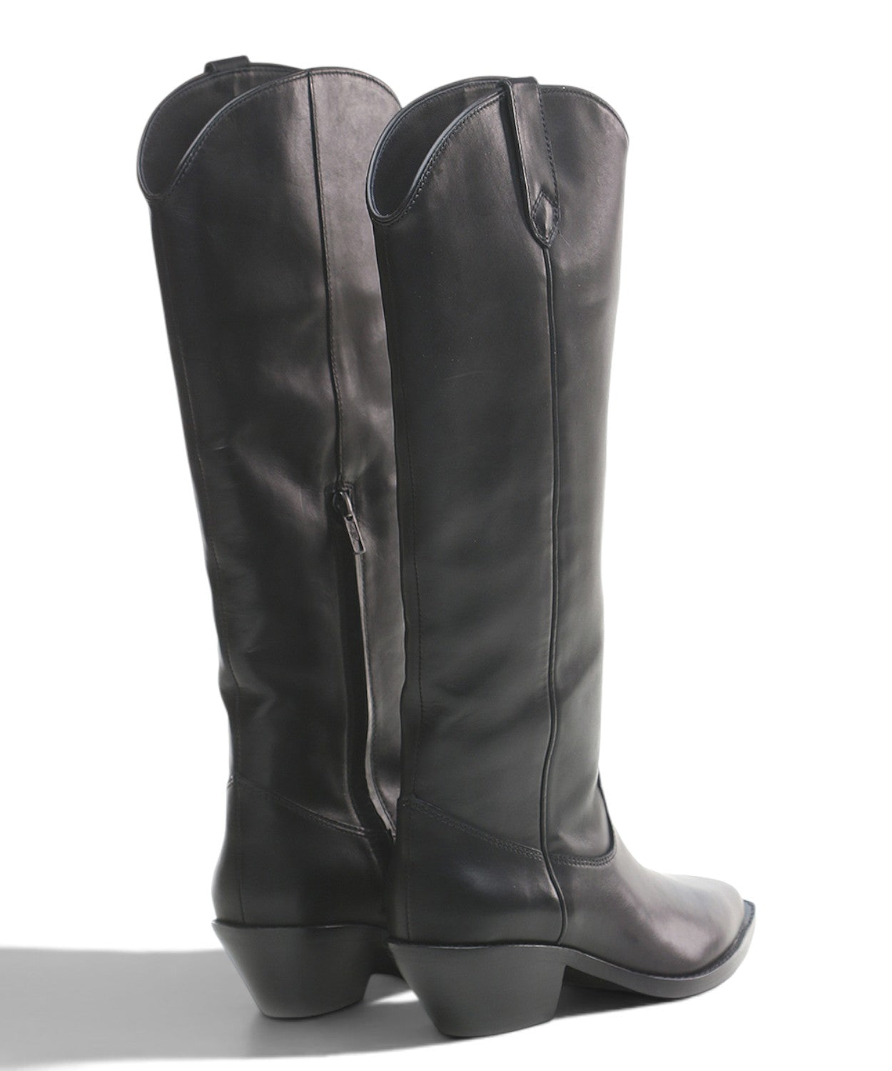Stivale ASH Dolly01 in Pelle con Tacco Largo