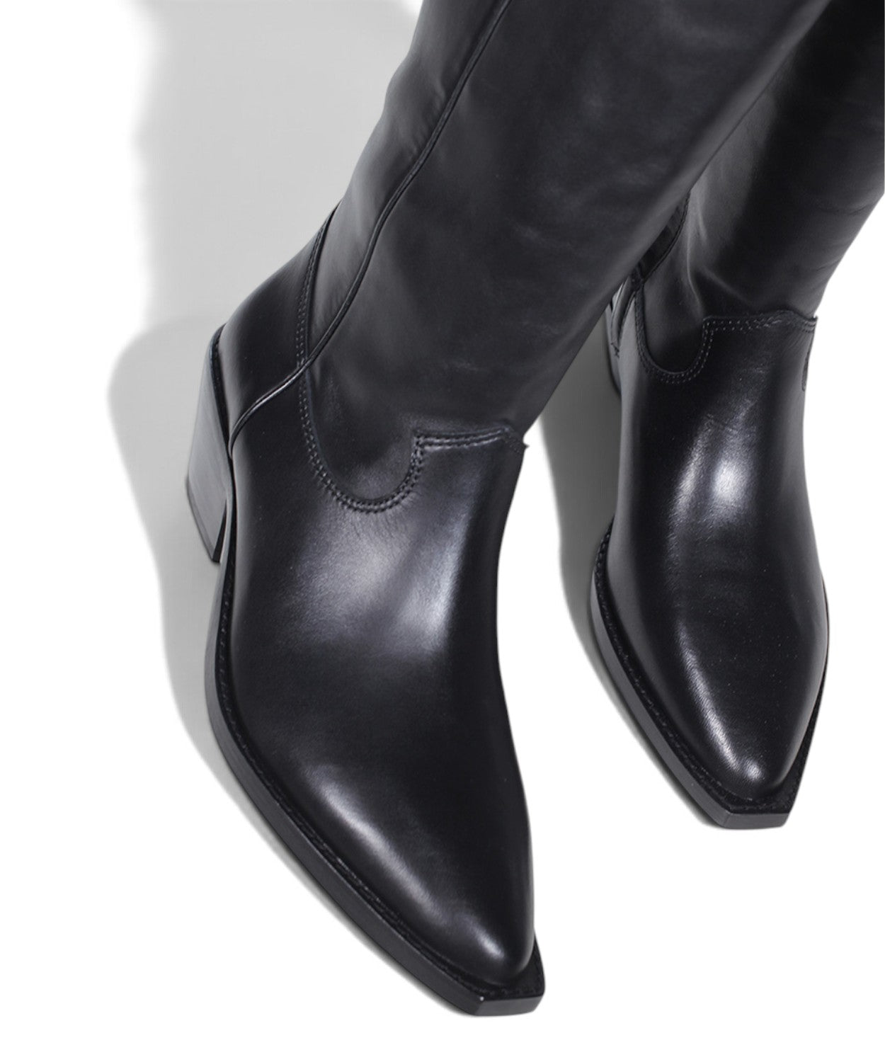 Stivale ASH Dolly01 in Pelle con Tacco Largo