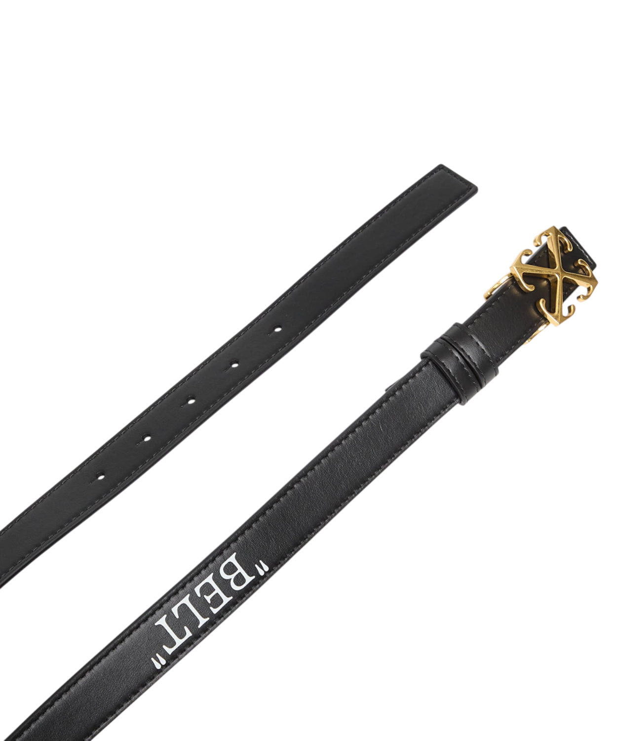 Cintura Off-White Arrow Belt 25mm Quote in Pelle