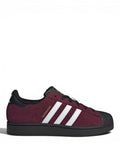 Adidas Superstar II W bordowo-czarne sneakersy