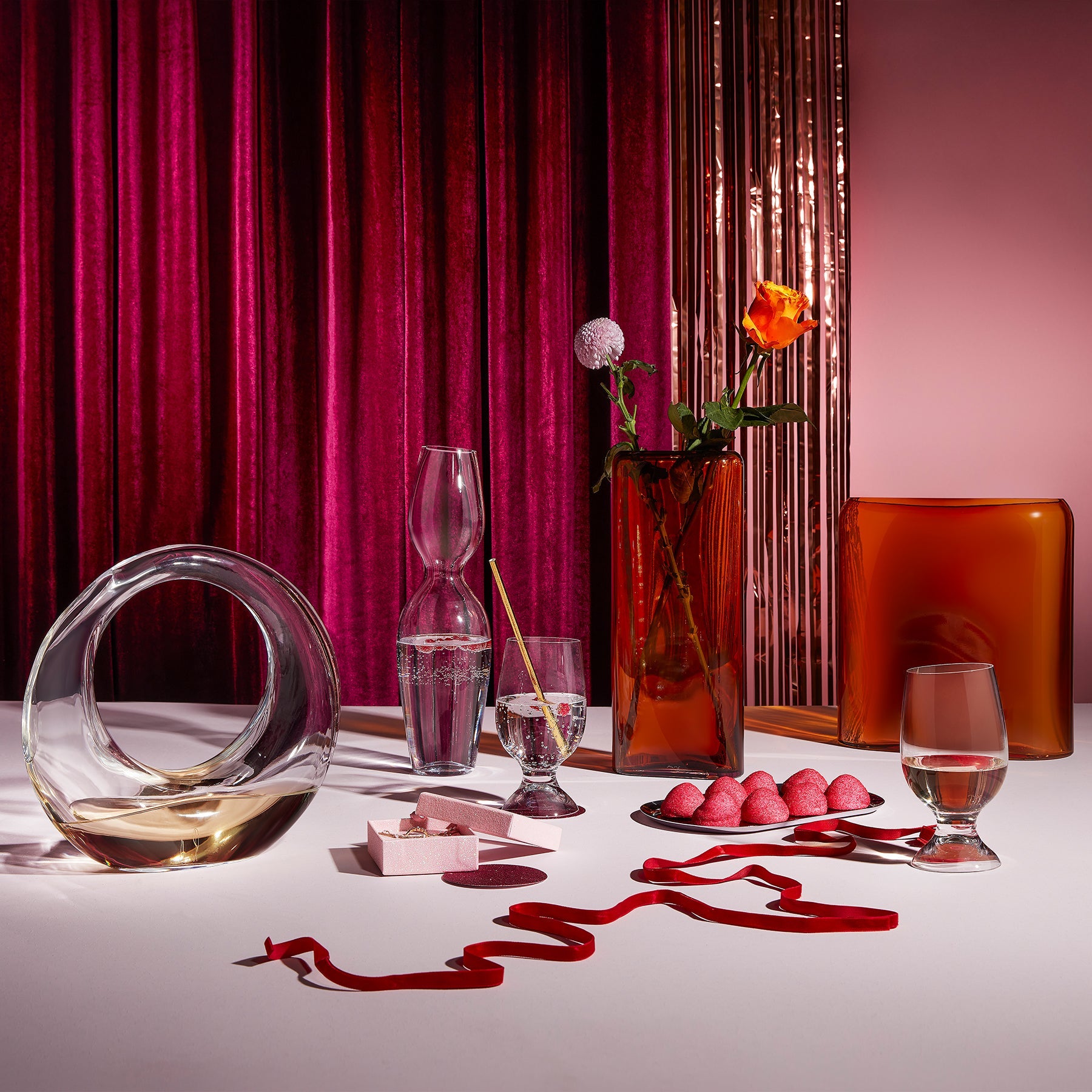 Layers Vase Tall-NUDE EU-Vasi-Vittorio Citro Boutique