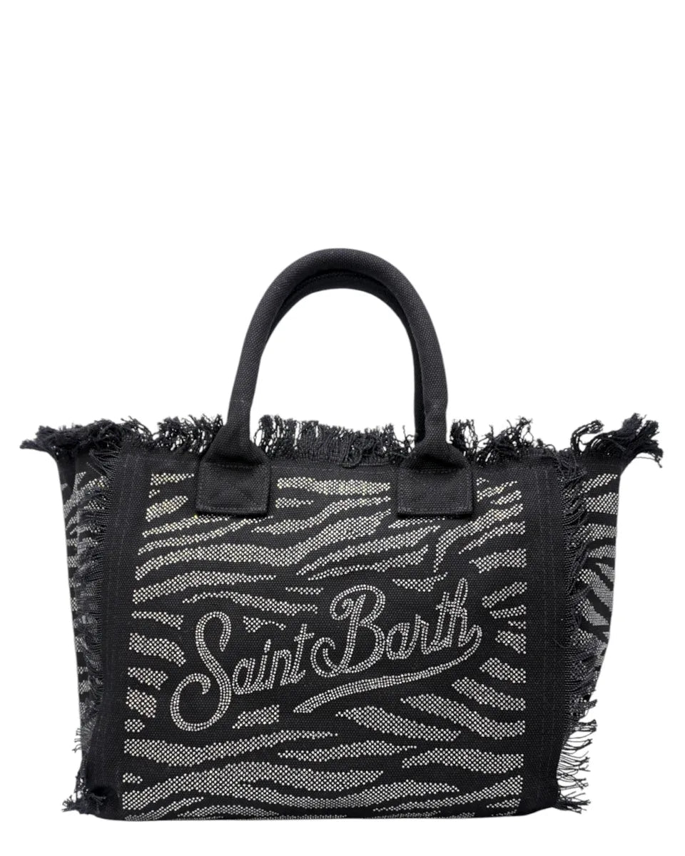 Borsa Mini Vanity Zebrato con Strass-Mc2 Saint Barth-Borse a spalla-Vittorio Citro Boutique