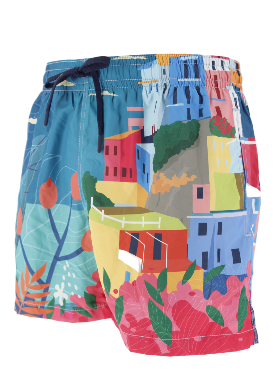 Boxer stampa Procida-Costumi da bagno-Move-Vittorio Citro Boutique