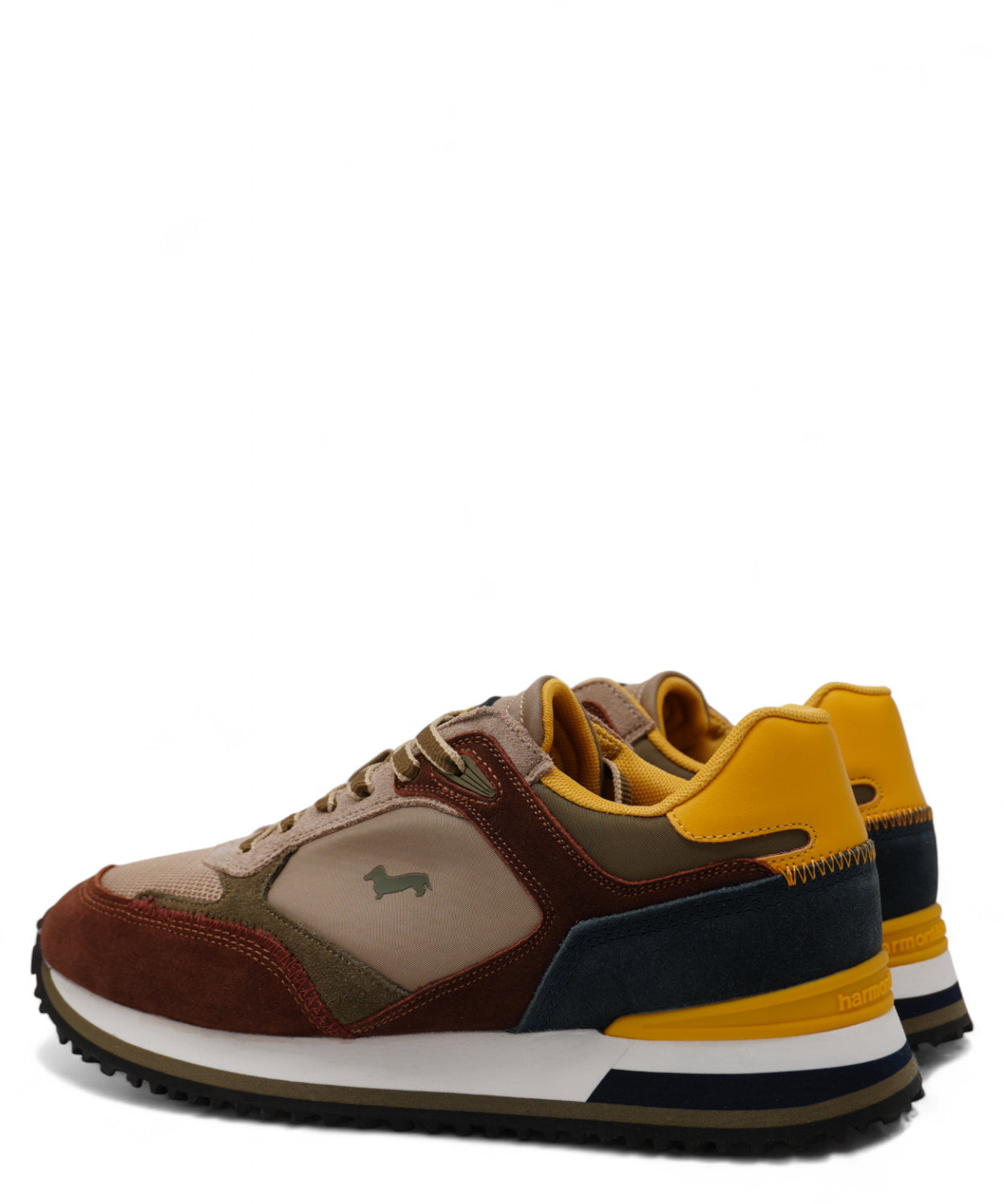 Sneakers Harmont & Blaine Uomo Blu Marrone Camoscio-Harmont&Blaine-Sneakers-Vittorio Citro Boutique