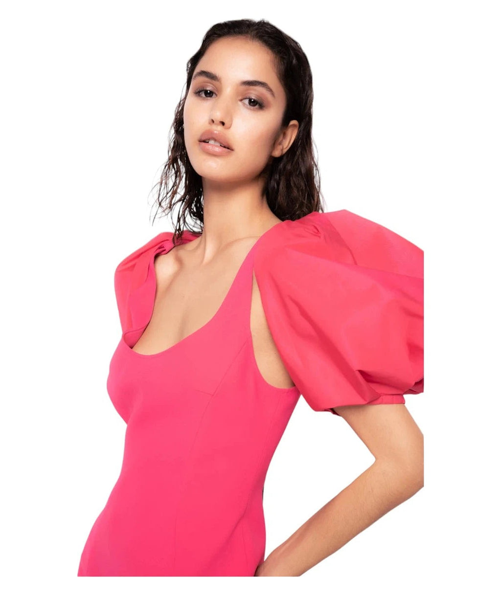Mini Abito Nespola con maniche a sbuffo-Pinko-Abiti-Vittorio Citro Boutique