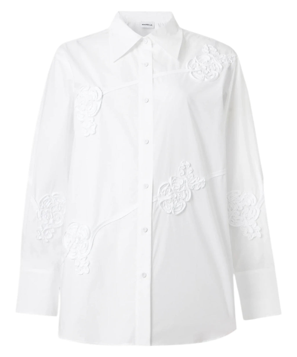Camicia COMUNE Marella con Ricami in Rilievo