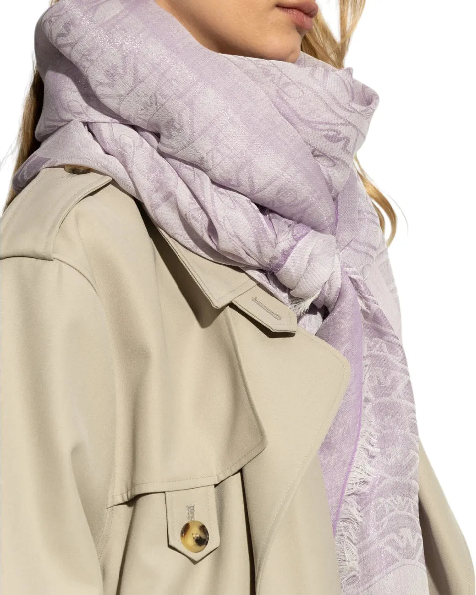 Sciarpa Emporio Armani con Filo di Lurex-Emporio Armani-Sciarpe & stole-Vittorio Citro Boutique