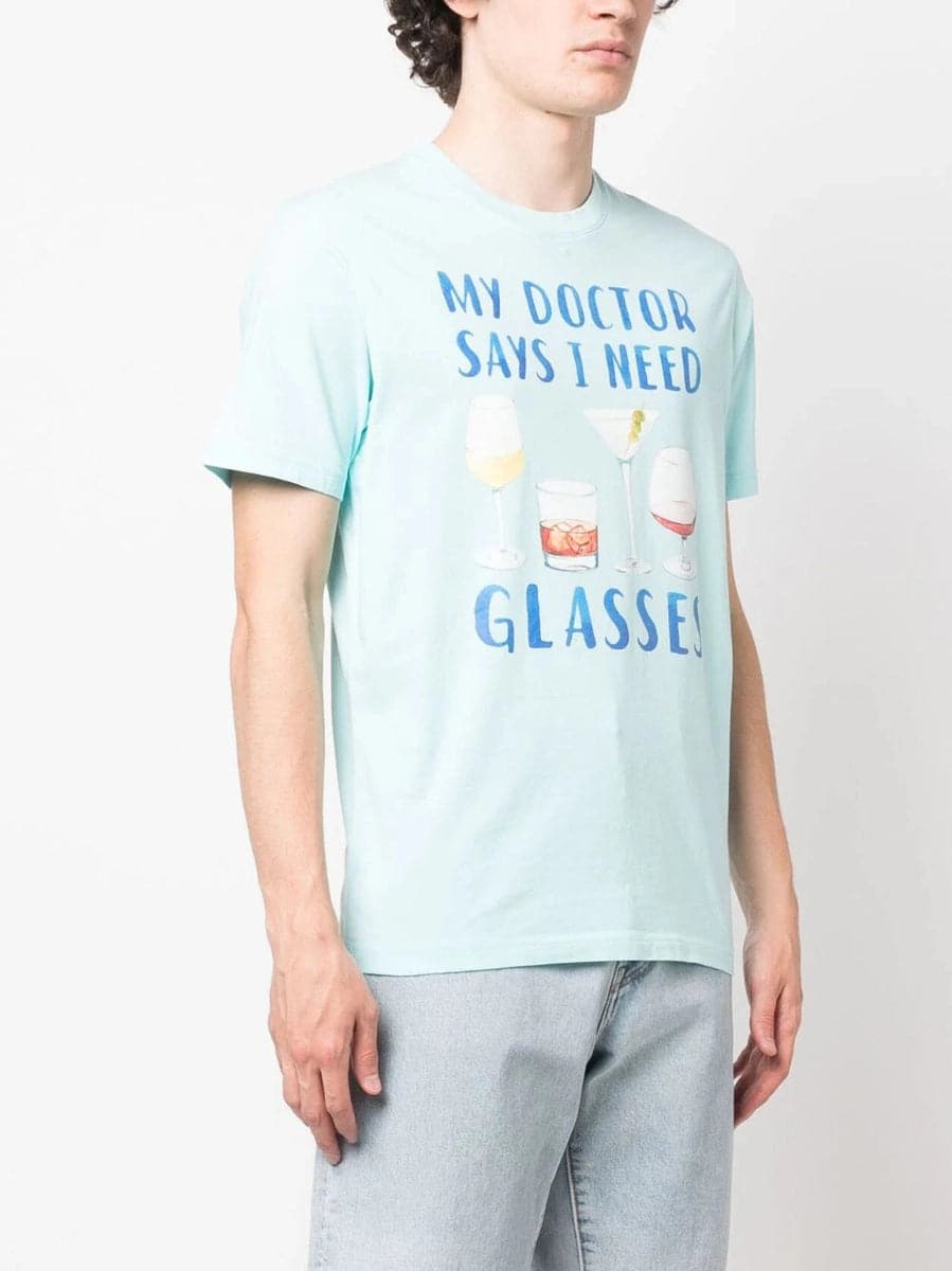 T-shirt in cotone con stampa grafica-T-shirt-Mc2 Saint Barth-Vittorio Citro Boutique