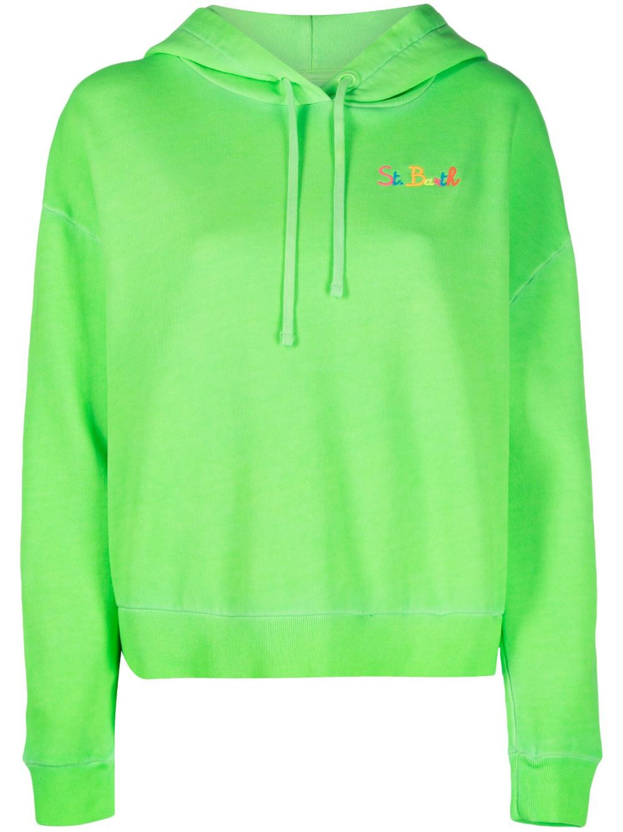 Felpa con logo ricamato-Mc2 Saint Barth-Felpe-Vittorio Citro Boutique
