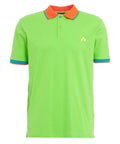 Polo in Cotone Piquet con Dettagli Fluo-Peuterey-Polo-Vittorio Citro Boutique