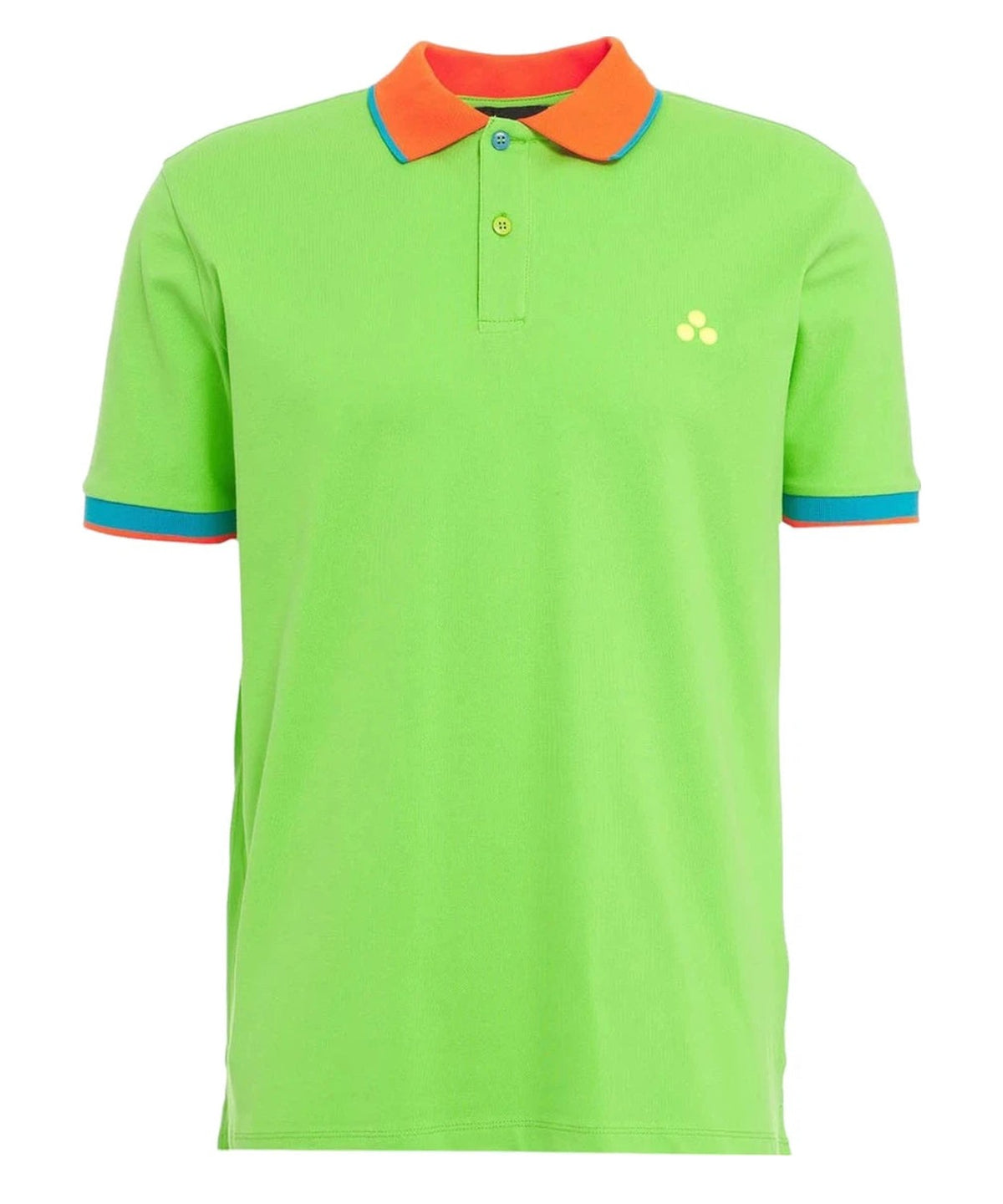 Polo in Cotone Piquet con Dettagli Fluo-Peuterey-Polo-Vittorio Citro Boutique