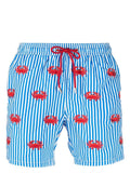 Shorts a righe con ricamo-Mc2 Saint Barth-Costumi da bagno-Vittorio Citro Boutique