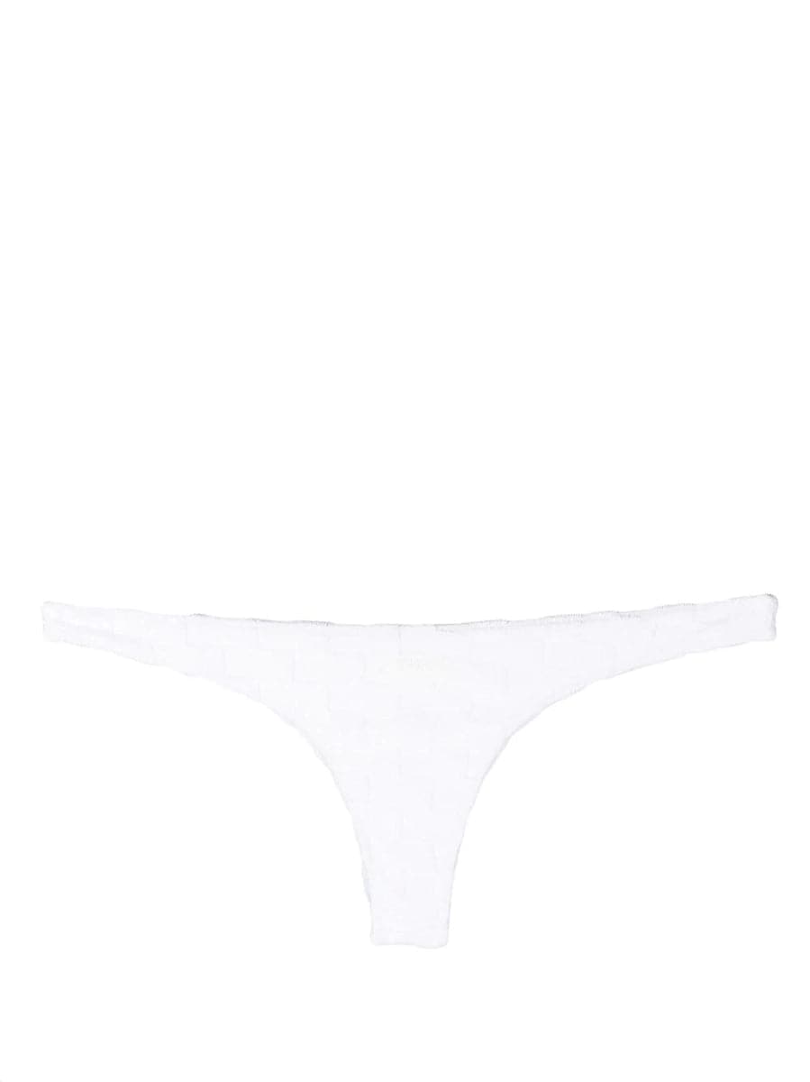 Slip bikini Naomi a quadri goffrati-Mc2 Saint Barth-Costumi da bagno-Vittorio Citro Boutique