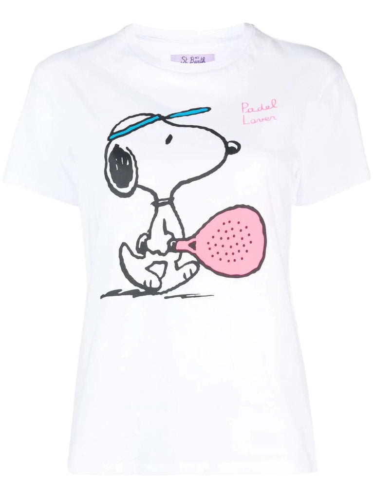 T-shirt con stampa Snoopy-Mc2 Saint Barth-T-shirt-Vittorio Citro Boutique