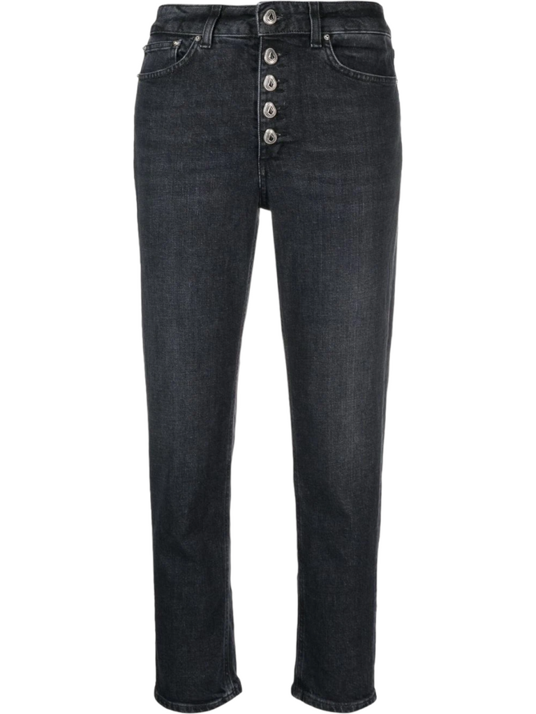 Jeans cropped Koons a vita media-Dondup-Jeans-Vittorio Citro Boutique