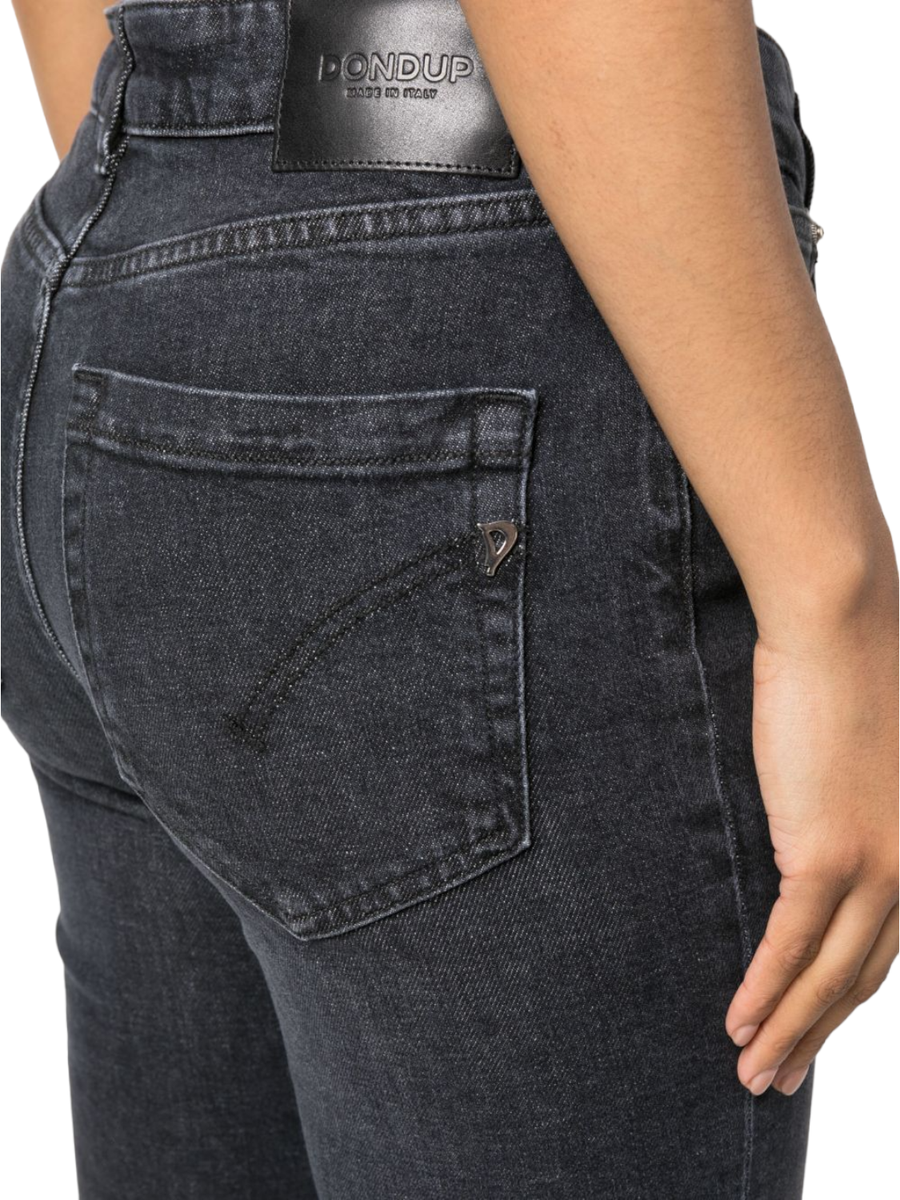 Jeans cropped Koons a vita media-Dondup-Jeans-Vittorio Citro Boutique