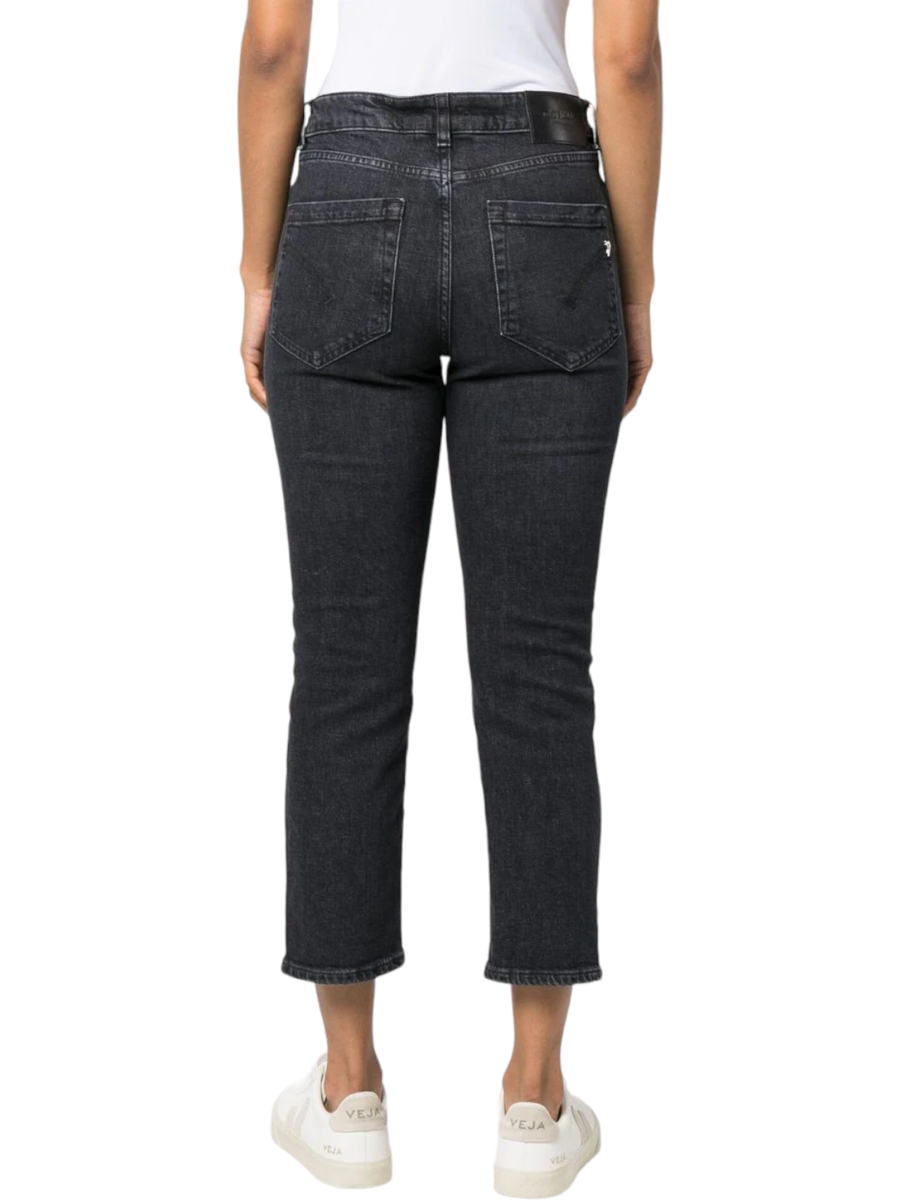 Jeans cropped Koons a vita media-Dondup-Jeans-Vittorio Citro Boutique