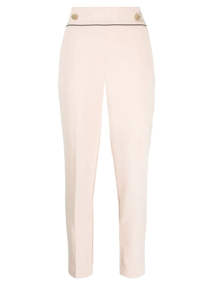 pantaloni cropped impreziositi da bottoni-Liu-Jo-Pantaloni-Vittorio Citro Boutique