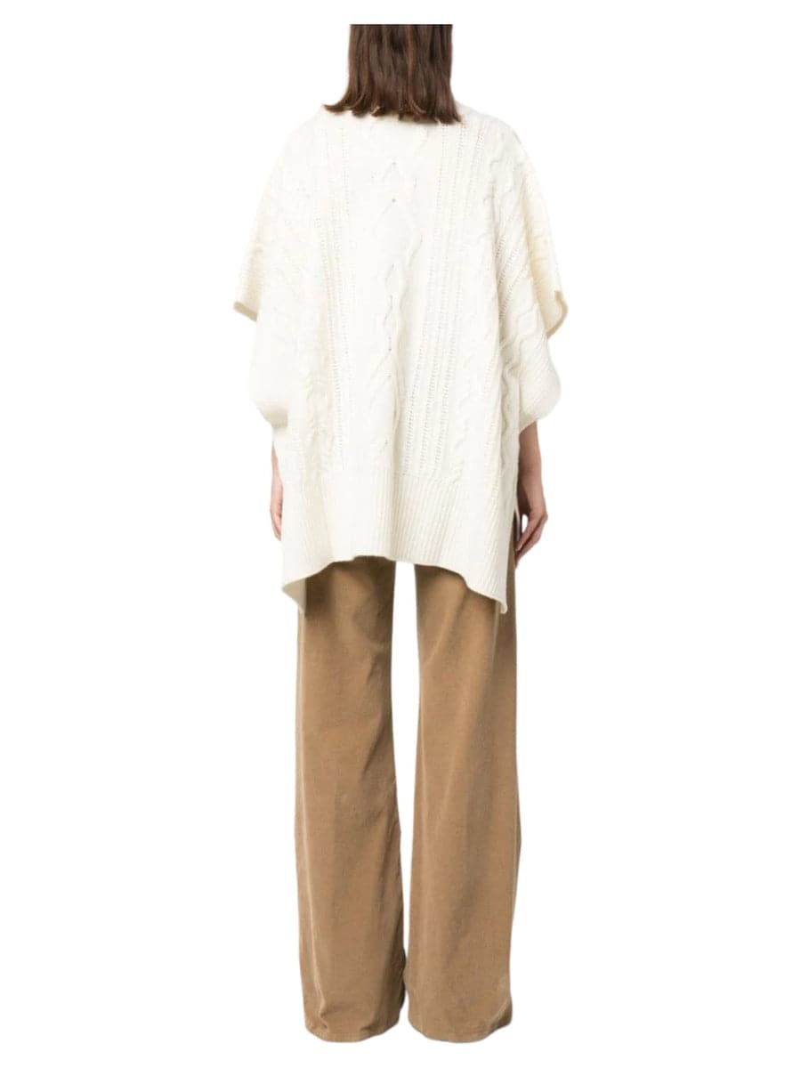 Poncho con applicazione-Dondup-Maglieria-Vittorio Citro Boutique