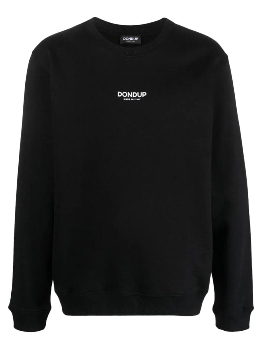 Felpa con logo-Dondup-Felpe-Vittorio Citro Boutique