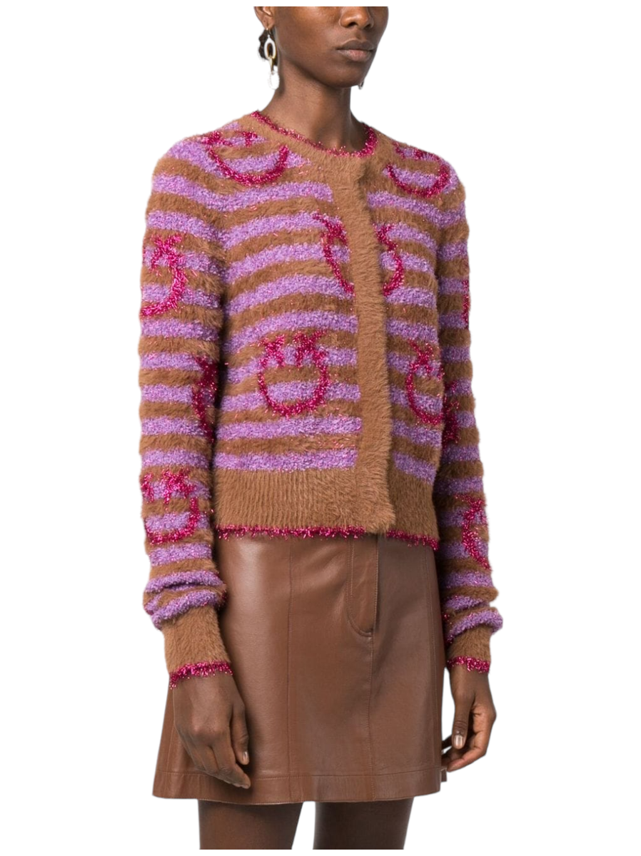 Cardigan in lurex-Pinko-Maglieria-Vittorio Citro Boutique