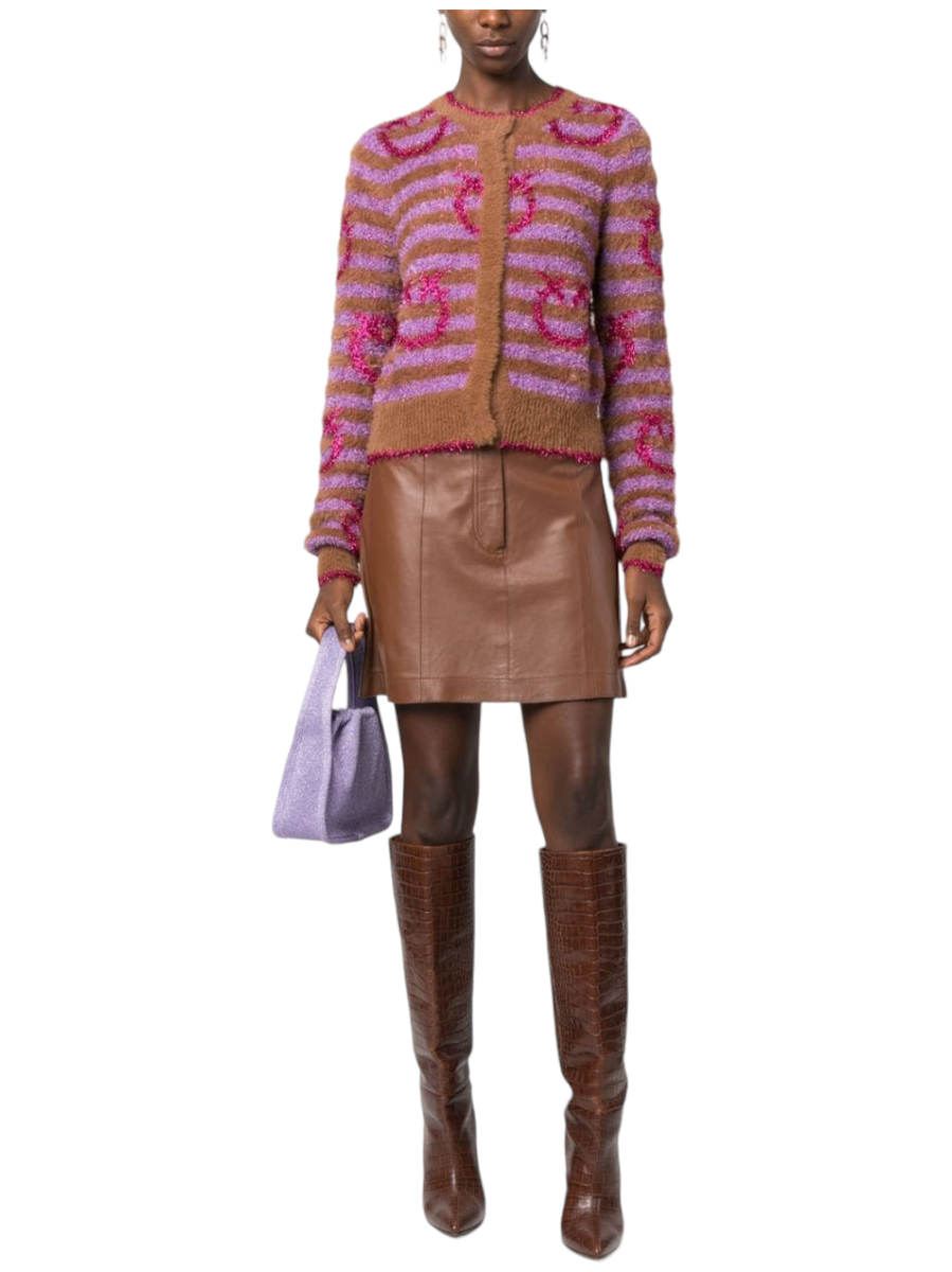 Cardigan in lurex-Pinko-Maglieria-Vittorio Citro Boutique