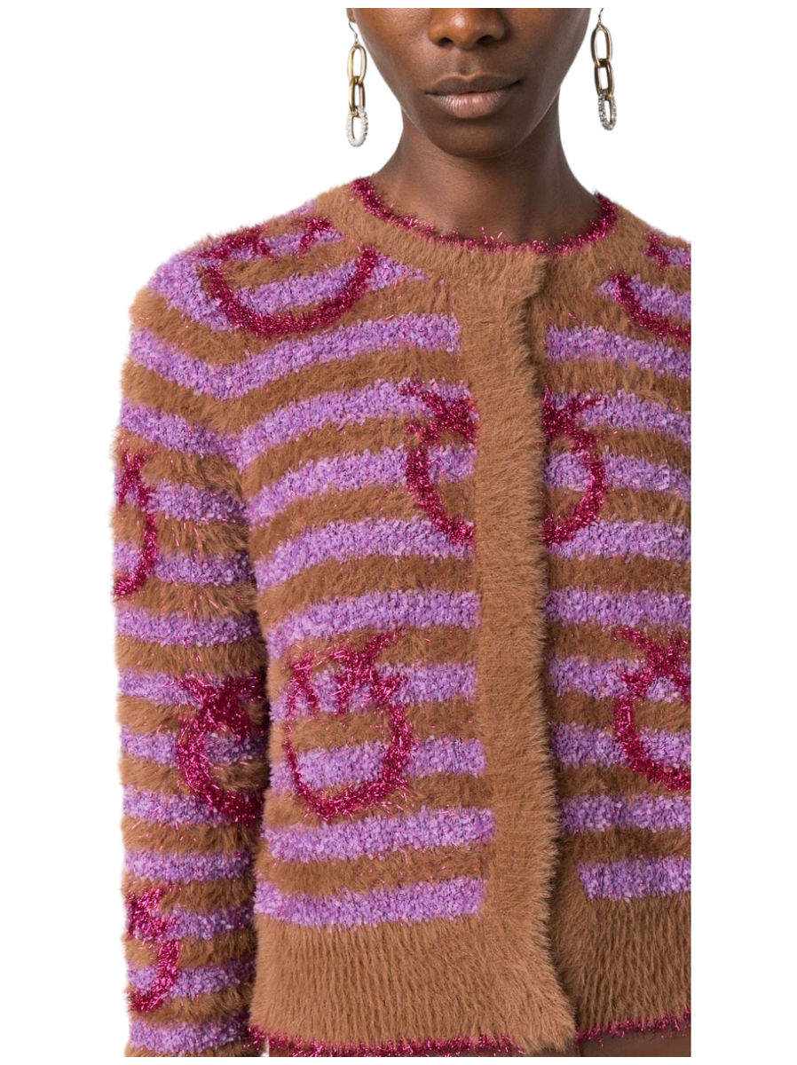 Cardigan in lurex-Pinko-Maglieria-Vittorio Citro Boutique