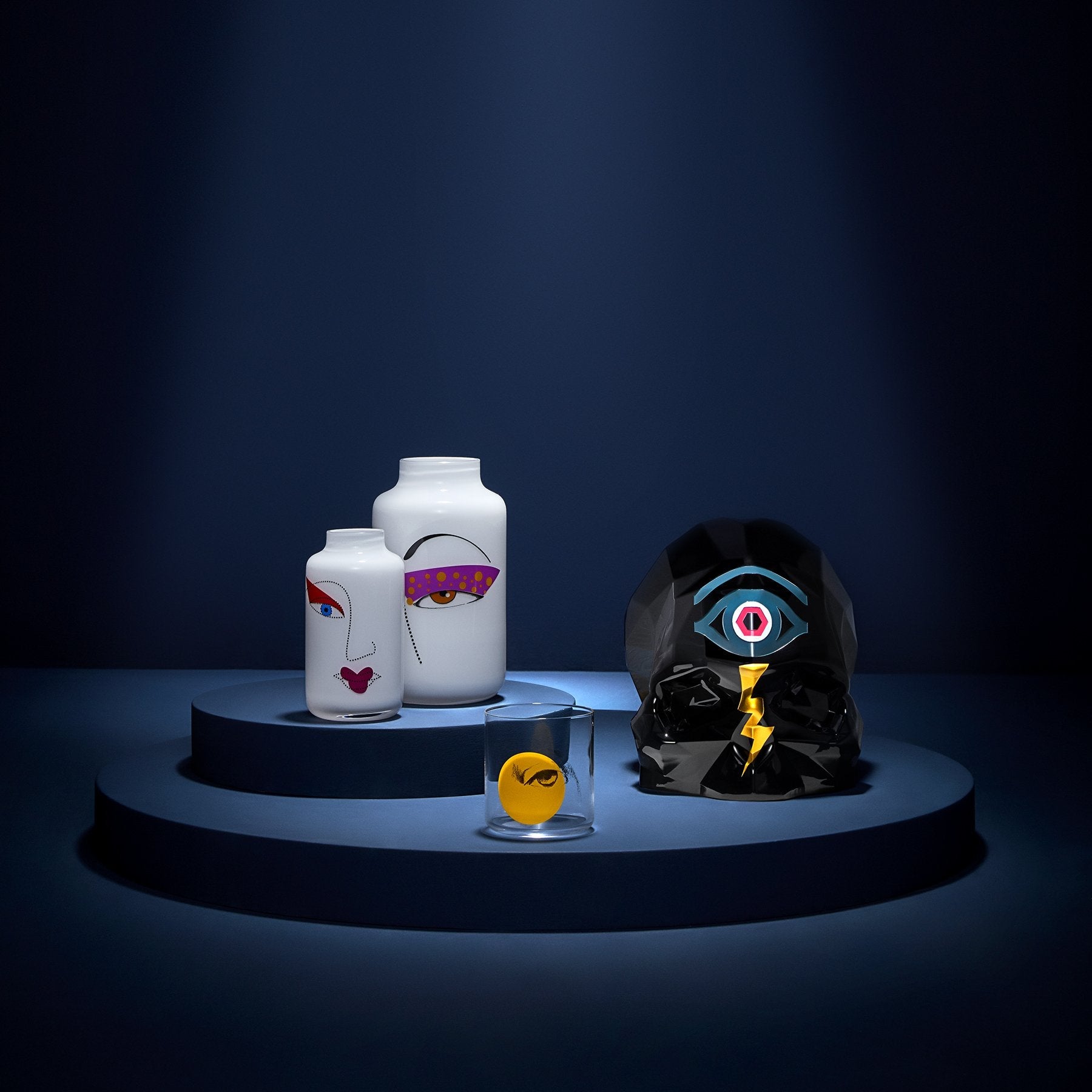 Mini Magnolia Rock & Pop Vase Small-NUDE EU-Vasi-Vittorio Citro Boutique