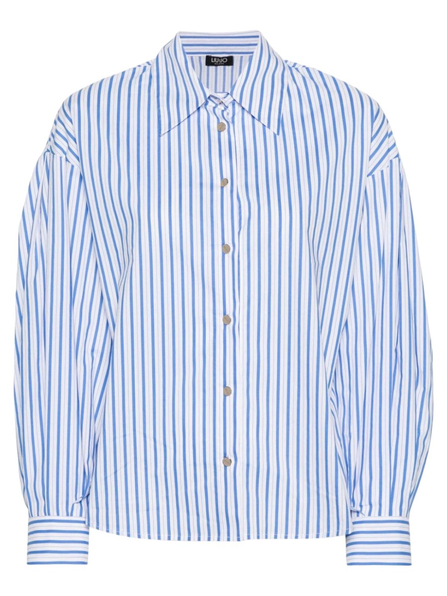 camicia liu camicette liu jo Camicia Righe Camicie Torino Camicia Liu Jo A Righe In Cotone Con Dettagli  Moderni