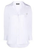 Camicia Bianca Over Fit Liu Jo in Popeline di Cotone Stretch-Liu-Jo-Camicie-Vittorio Citro Boutique