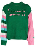 Maglione con ricamo-Mc2 Saint Barth-Maglieria-Vittorio Citro Boutique