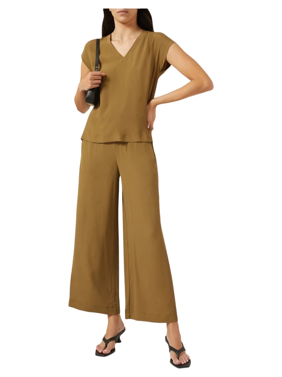 Blusa in crêpe Pialla-Marella-T-shirt-Vittorio Citro Boutique