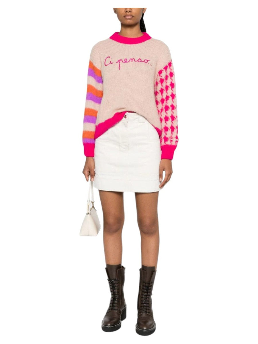 Maglione Ci Penso con ricamo-Mc2 Saint Barth-Maglieria-Vittorio Citro Boutique