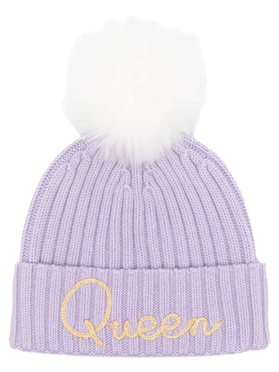 Berretto con ricamo "Queen"-Mc2 Saint Barth-Cappelli-Vittorio Citro Boutique