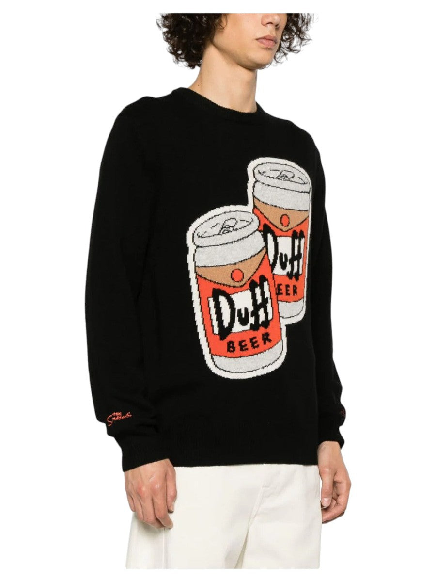 Maglione uomo stampa Duff | Edizione speciale The Simpson™-Maglieria-Mc2 Saint Barth-Vittorio Citro Boutique