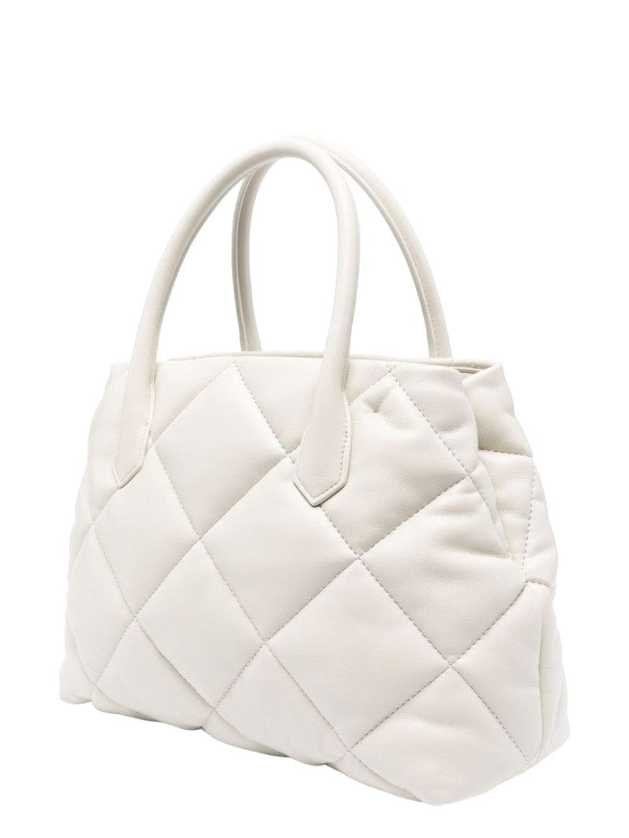 Borsa Tote in Ecopelle Trapuntata a Rombi-Emporio Armani-Borse a spalla-Vittorio Citro Boutique