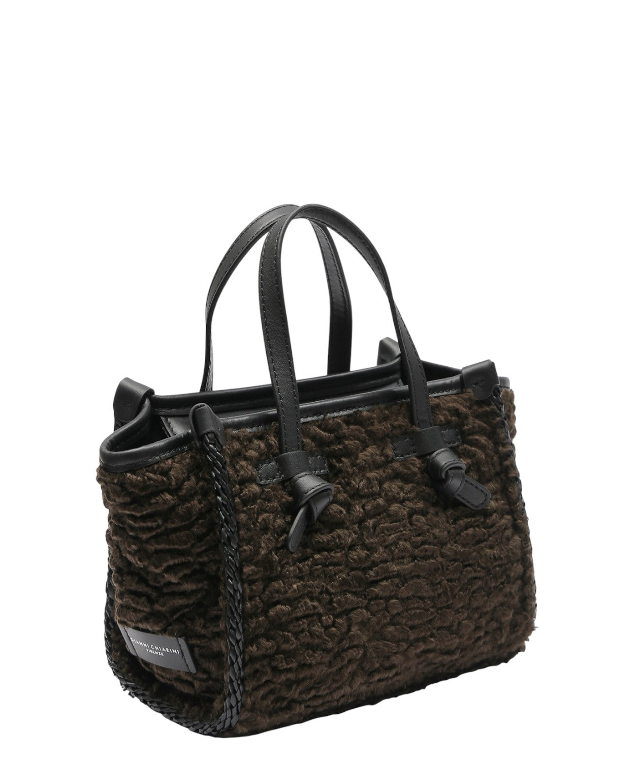 Borsa Miss Marcella Mini in Pelliccia Sintetica