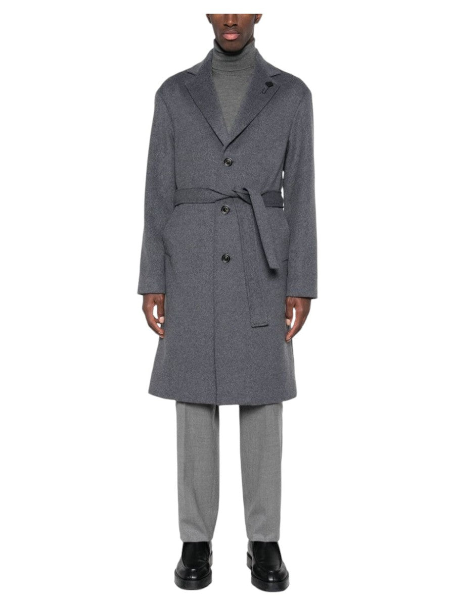 Cappotto con cintura-Lardini-Cappotti-Vittorio Citro Boutique
