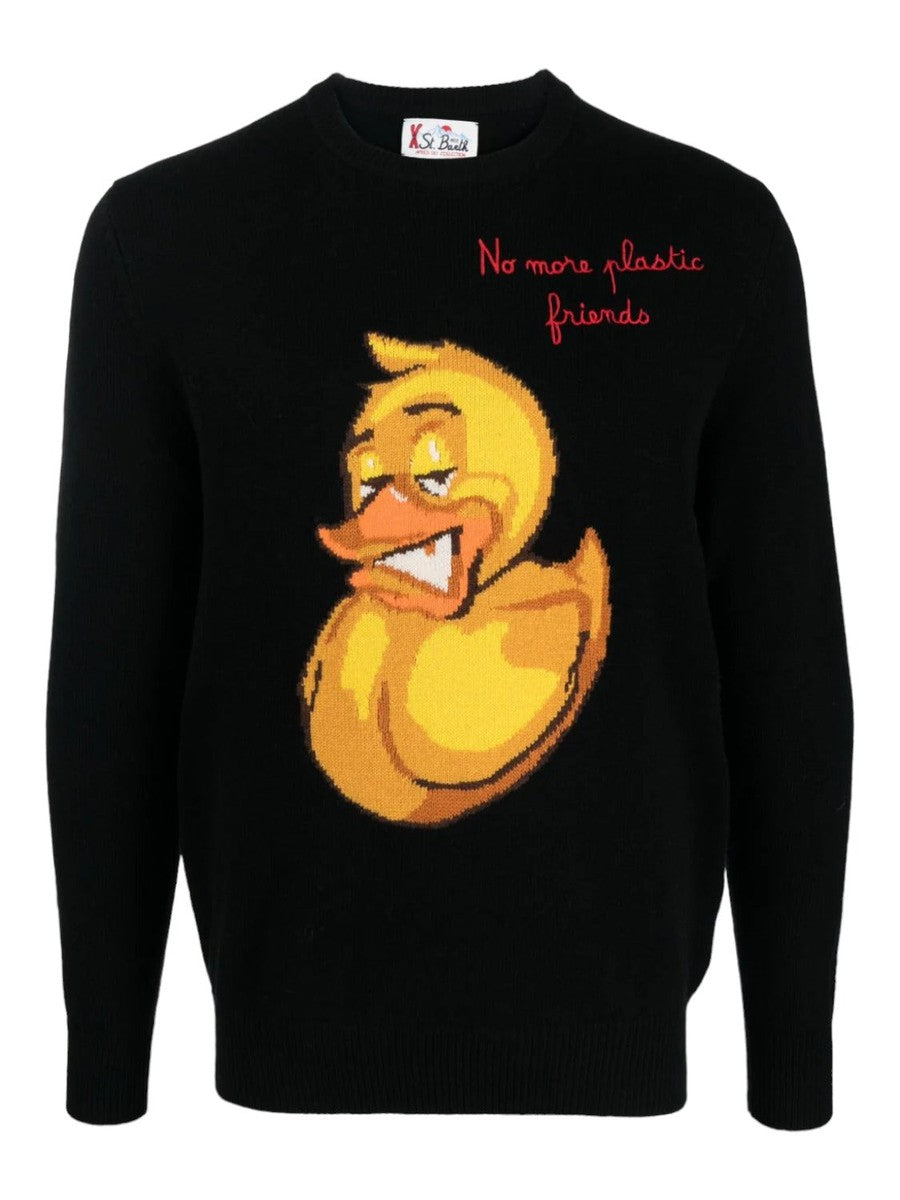 Maglione girocollo duck plastic-Maglieria-Mc2 Saint Barth-Vittorio Citro Boutique