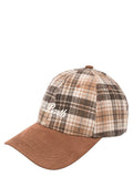Cappellino con motivo check ricamato-Mc2 Saint Barth-Cappelli-Vittorio Citro Boutique