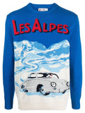 Maglione Les Alpes con intarsio-Mc2 Saint Barth-Maglieria-Vittorio Citro Boutique