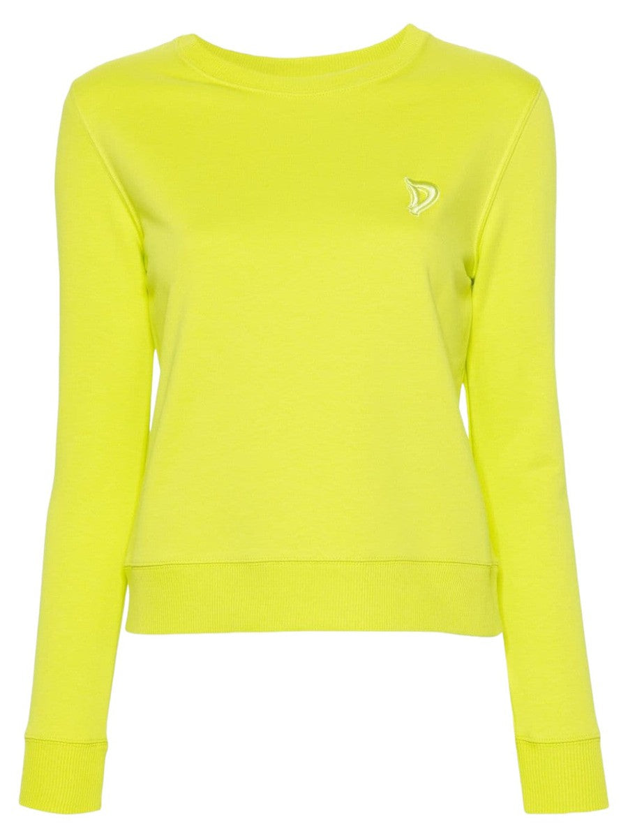 Felpa girocollo logo ricamato-Dondup-Felpe-Vittorio Citro Boutique