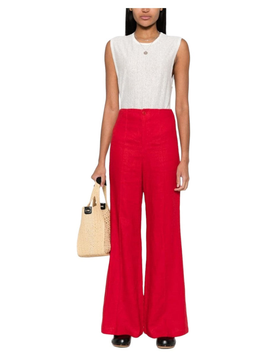 Top in lino senza maniche-Pinko-Top-Vittorio Citro Boutique