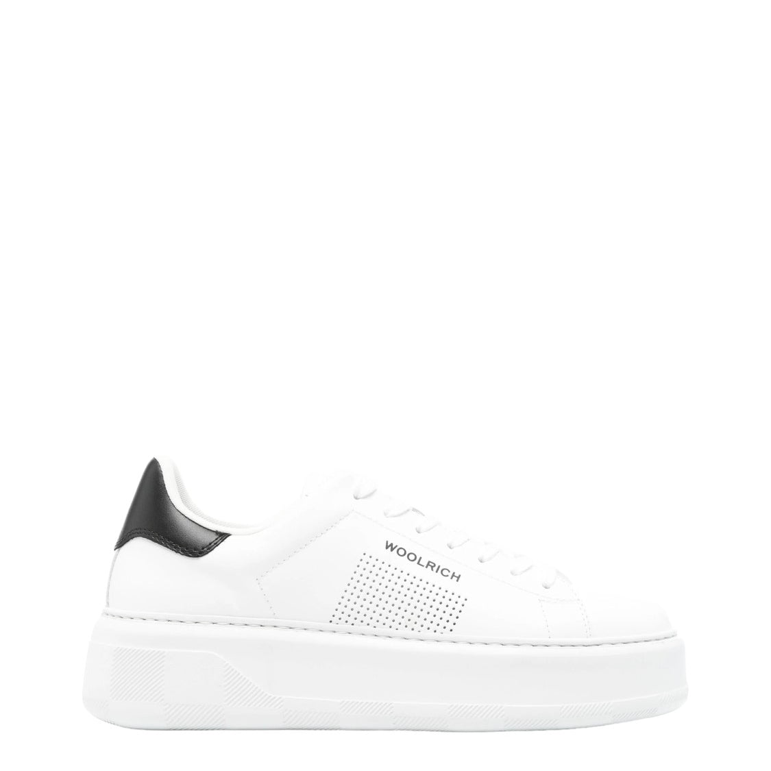 Sneakers Chunky Court in Pelle con Microforature-Woolrich-Sneakers-Vittorio Citro Boutique
