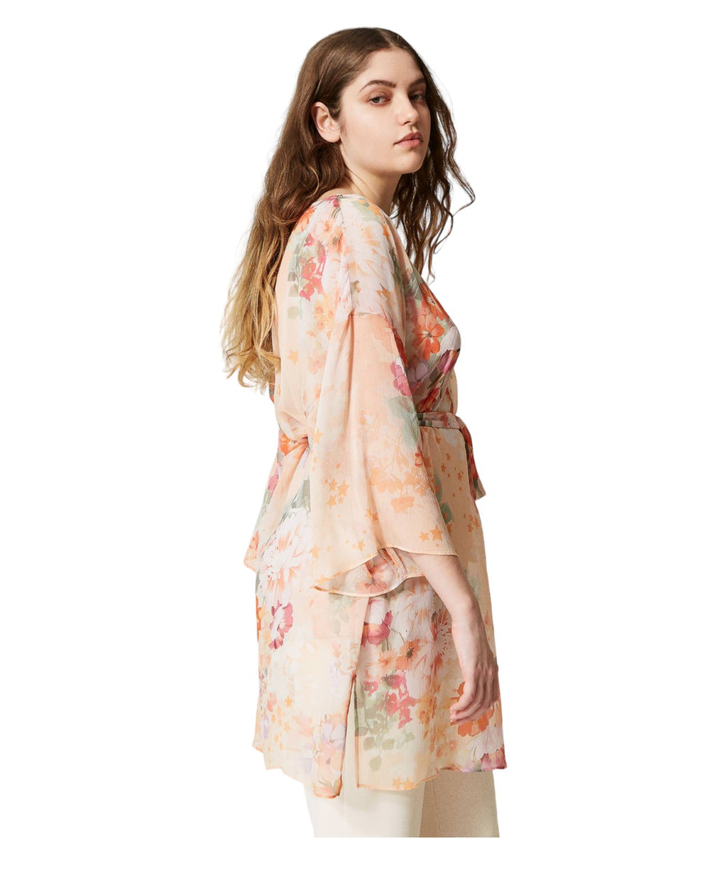 Abito a tunica in creponne-Twinset-Abiti-Vittorio Citro Boutique