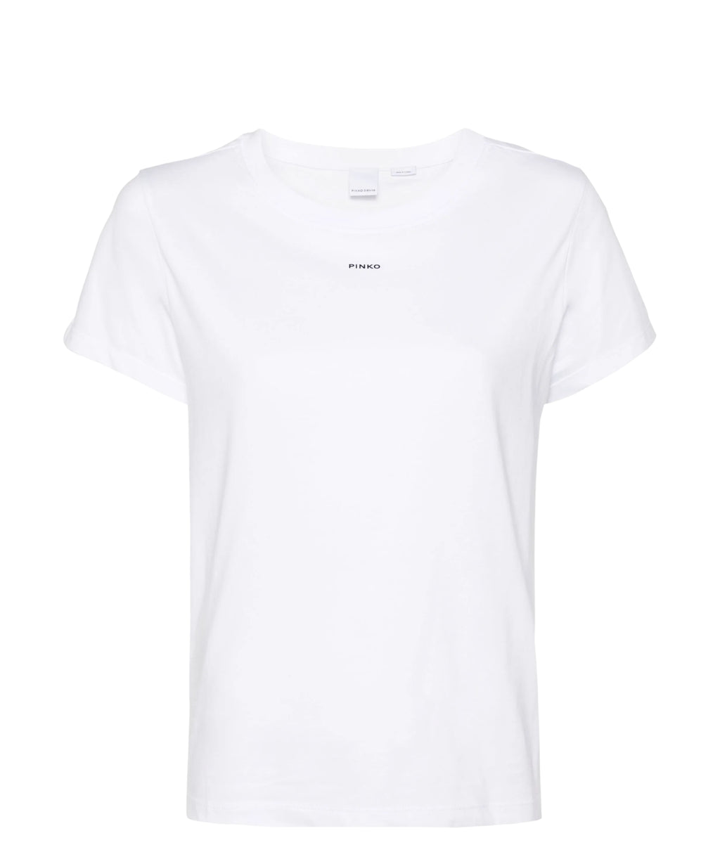 T-Shirt Basico cotone logo mini vernice