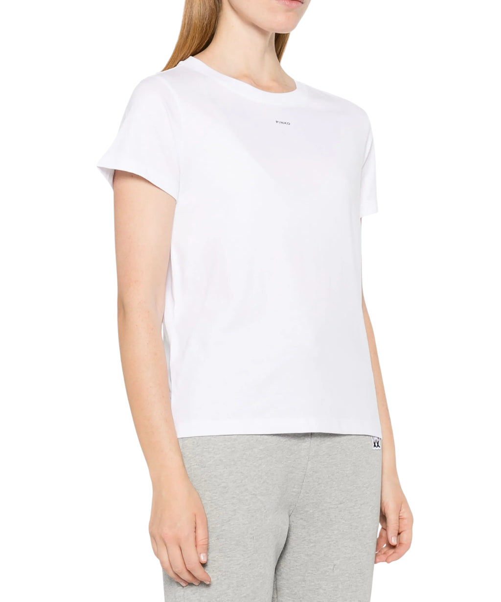T-Shirt Basico cotone logo mini vernice
