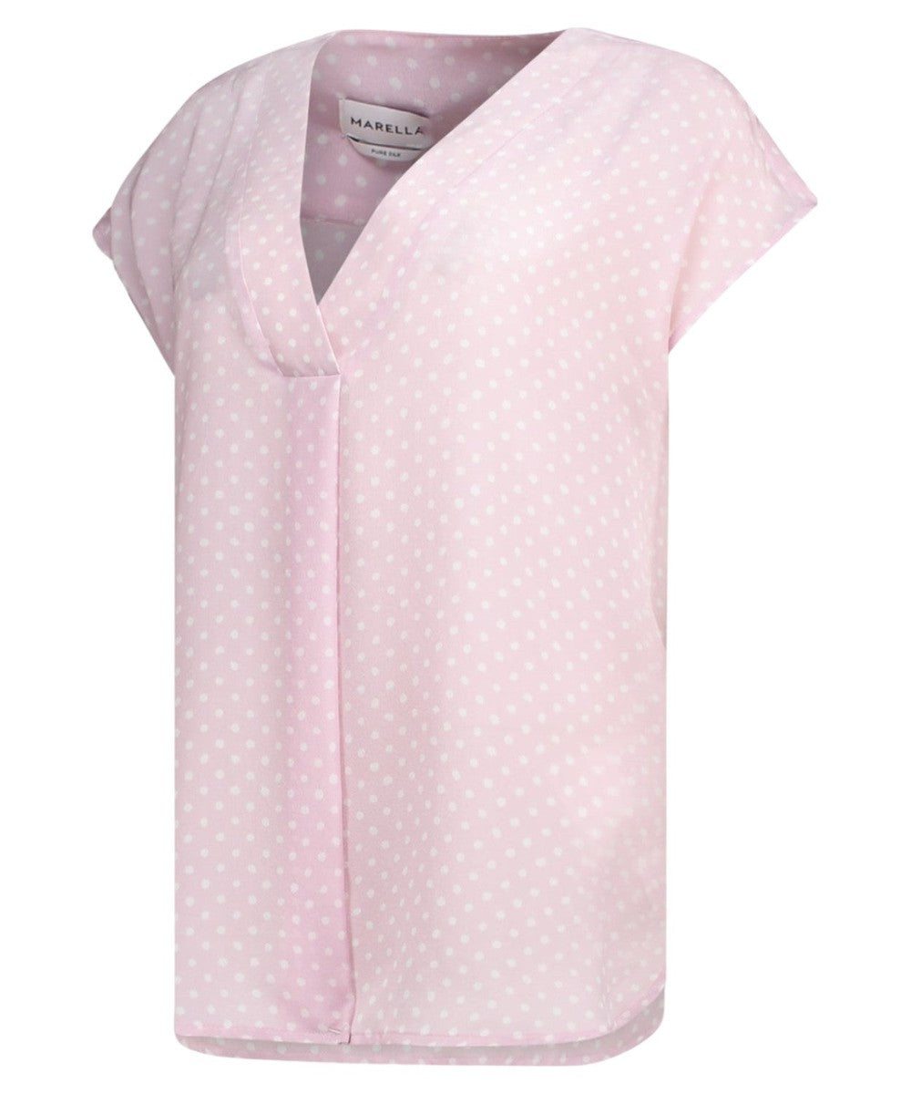 Blusa Sosia a pois-Marella-Camicie-Vittorio Citro Boutique